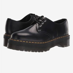 Dr. Martens 1461 Quad Smooth Leather Platform Shoes